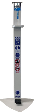 HAND SANITISER STAND - PEDAL (LARGE)