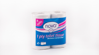 T TISSUE 500 SHEETS 1P REC; PACK SIZE: 12×4