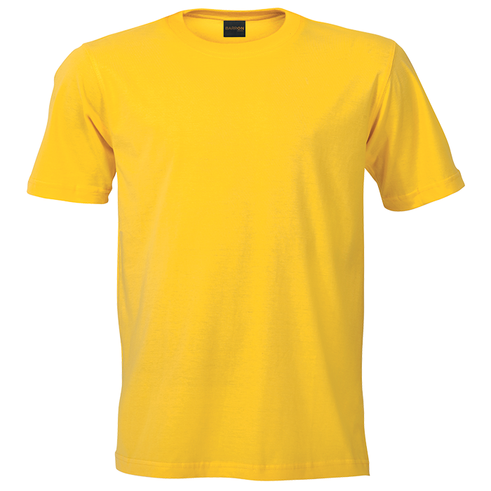 145g Barron Crew Neck T-Shirt yellow - Tuff Supplies